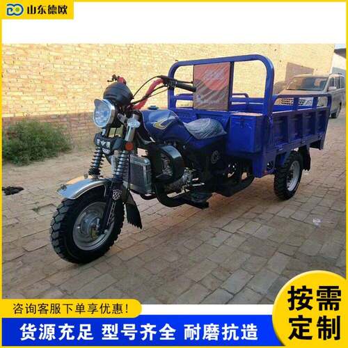 出口外贸Cargo transport dump truck爬坡步载重汽油摩托三轮车