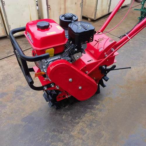 电启动柴油微耕机新款履带式田园管理机玉米地耘锄果园果树开沟机