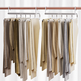 速发折叠裤 挂架收纳神器轻奢高级 架多功能家用裤 子衣架衣柜内置裤