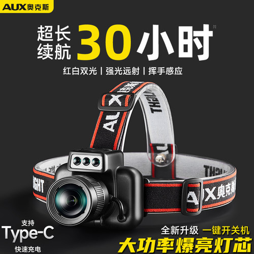 奥克斯超长续航头灯2025