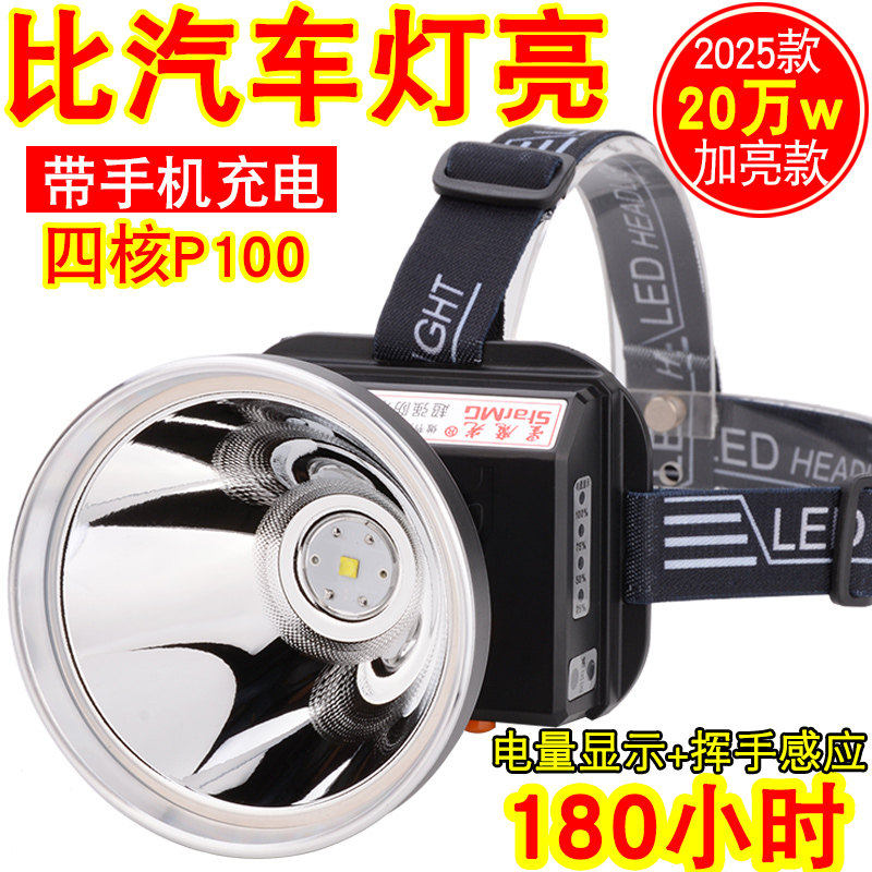 2026款led头灯强光充电超亮远射