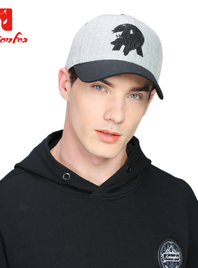 Actionfox(快乐狐狸）男女秋冬毛晴休闲硬顶可调节棒球帽