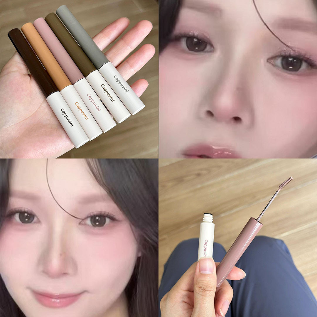 新款 染眉膏不易晕染立体眉深棕色自然棕彩妆眉笔/眉粉/眉膏