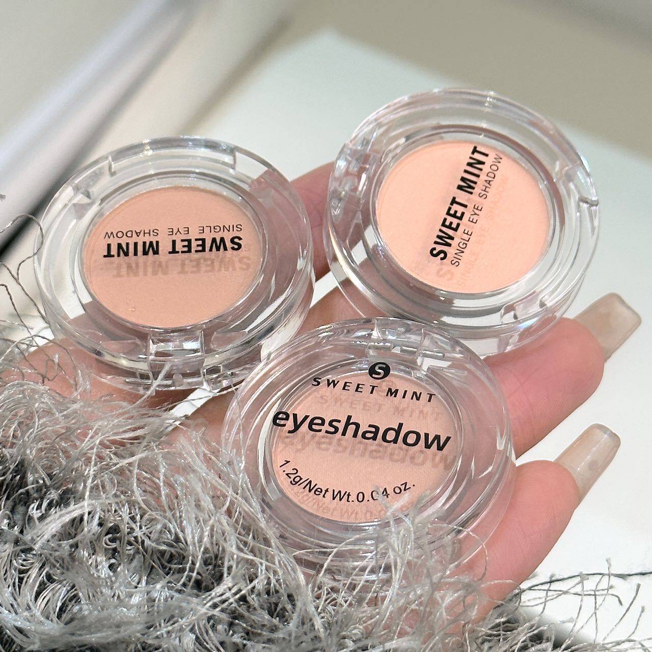 新款 SWEETMINT单色盘低饱和哑光自然显色小巧易携带日常腮红眼影