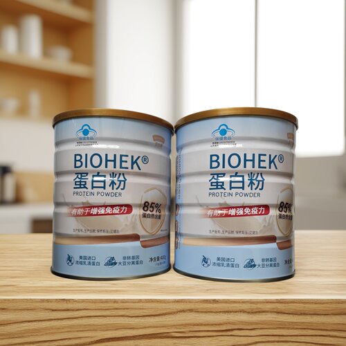 【拍1发2瓶】百合康BIOHEK蛋白粉400克/罐独立小包装蛋白含量85%