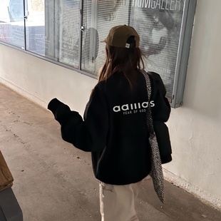 秋冬潮牌加绒休闲情侣圆领卫衣男 ESSENTIALS三条杠美式 FOG FSYZ