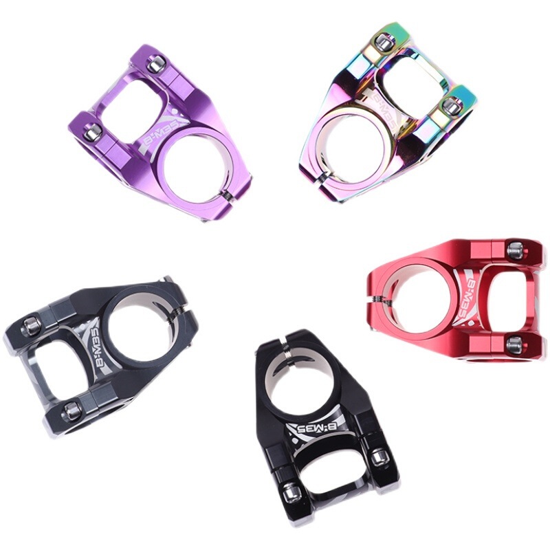 极速登山自e行车把立B-M35炫彩色超轻量0度短把立管铝合金