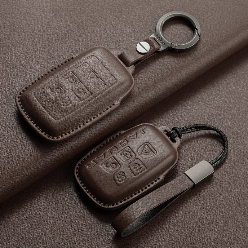 捷豹XFL真皮牛皮钥匙套Fpace