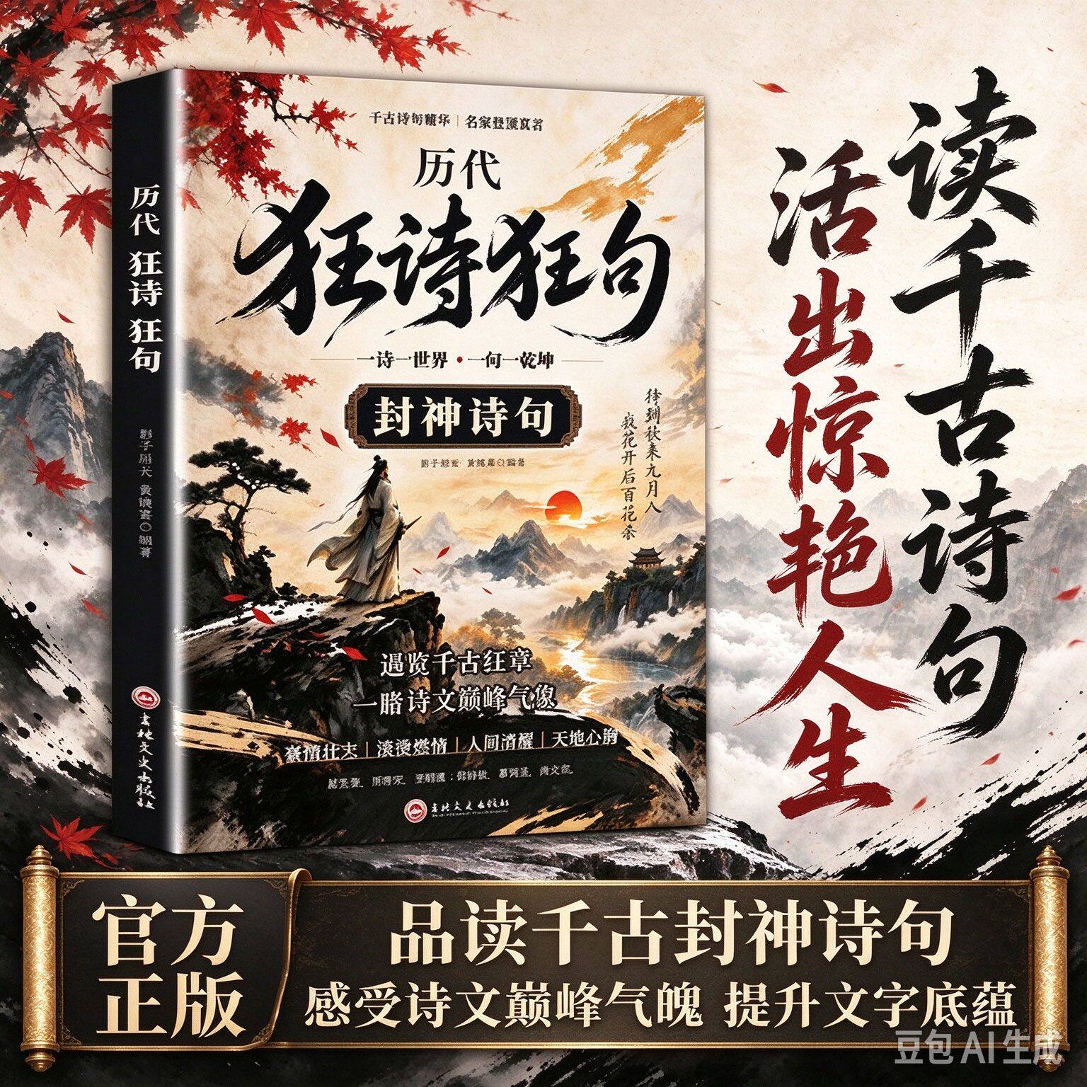 正版历代狂诗狂句中国古诗词经典诗词名句鉴赏解读唐诗宋词元曲学生作文素材积累作文金句文人风骨名句品读提升谈吐文采古诗文书籍