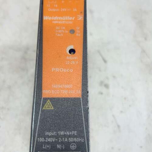 可维修PROECO72W24V3A1469，魏德米勒导轨电源