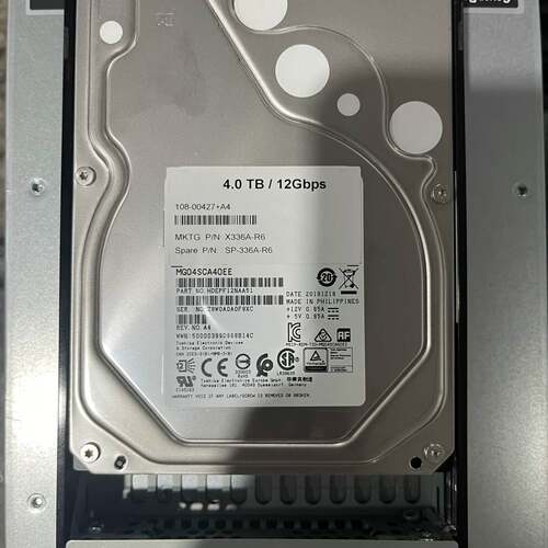 可维修X336A-R6 X336A Netapp 4TB 12gb