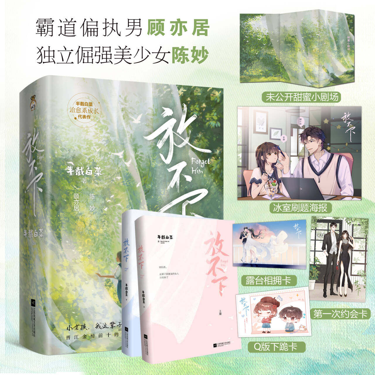 【宏泰恒信】放不下 半截白菜 霸道偏执男顾亦居 × 独立倔强美少女陈妙  高甜追妻文破镜重圆现代都市青春文学暗恋实体书