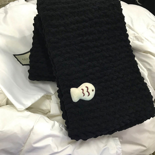 手织围巾手工编织送男朋友diy毛线团男款冬季围脖神器材料包冰条