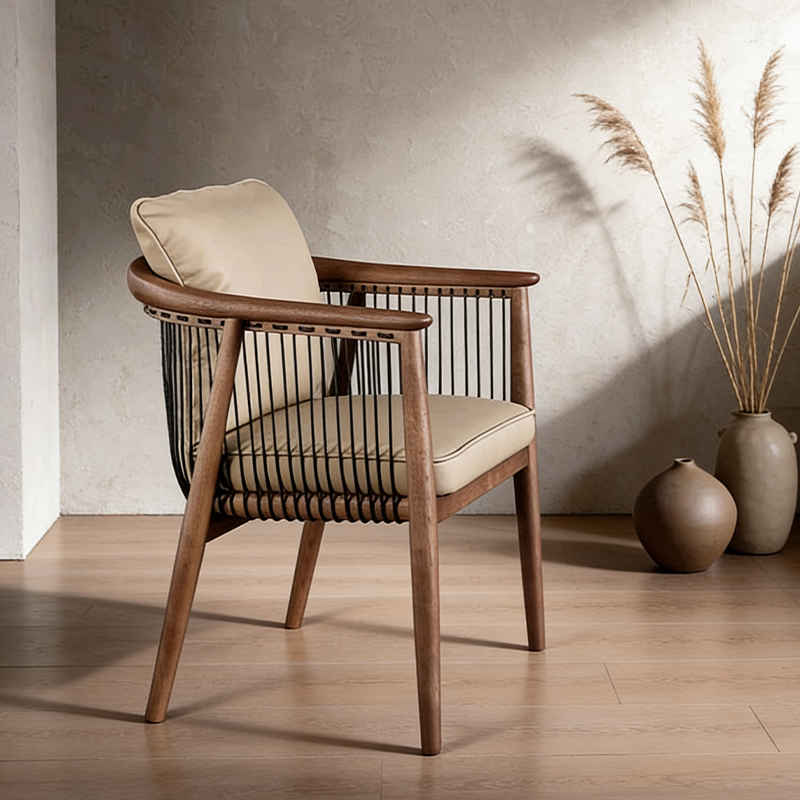 懂得拿捏“轻奢高级感”的提琴椅