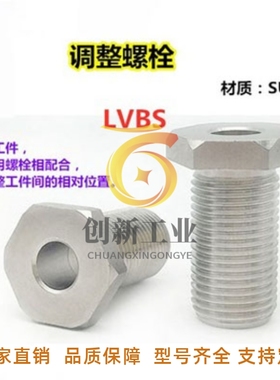 米思米不锈钢调整螺栓 标准型LVBS16/20-15/20/25/30/40/50/60/80