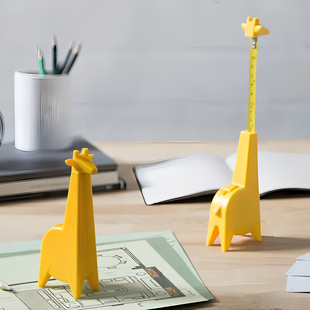 长颈鹿创意卷尺家用正品迷你小型尺子量三围设计感高颜值文创产品