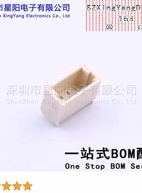 AFC10-S04QCC-00 (6Pcs)1mm 1x4P间距1mm插针结构1x4P排数1每排PI