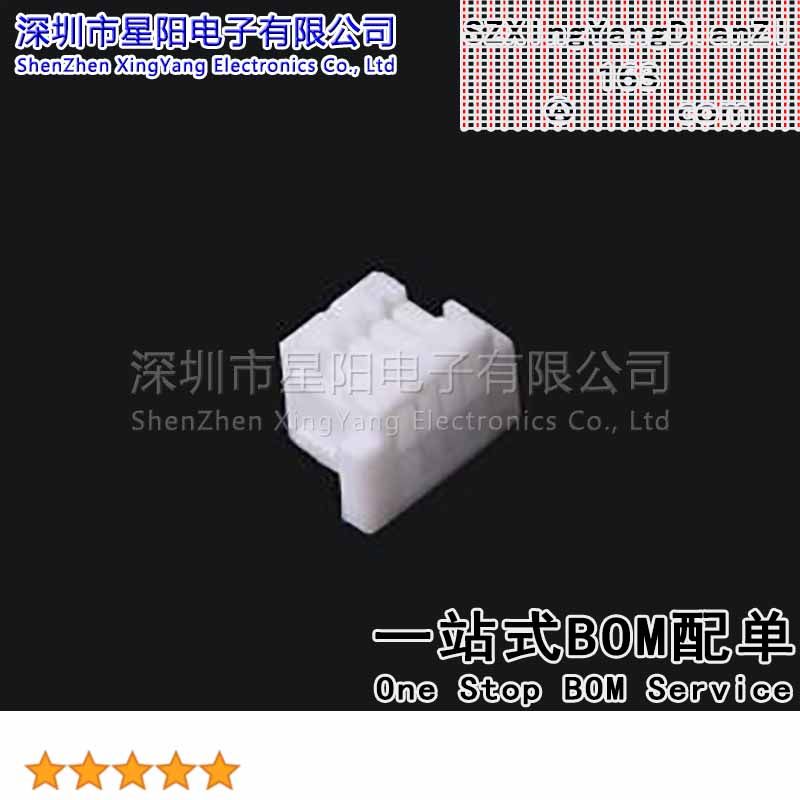 FHG10002-D08M2W5B 1mm 2x4P间距1mm插孔结构2x4P每排针位数4排数