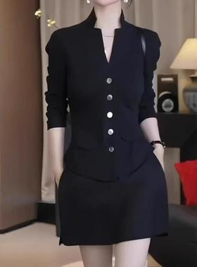 大码气质V领修身收腰长袖衬衫外套女秋2025新款法式高端小资上衣