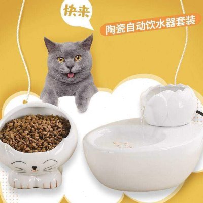 促销斯芬克斯猫用品猫咪活水饮水器猫用品实用动物饮水2020喝水器-封面