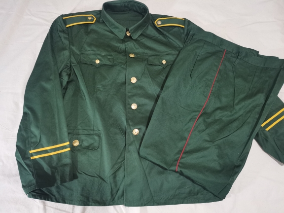 80年代83式冬常服套装83涤卡冬服橄榄绿服装收藏服纪念服3503厂