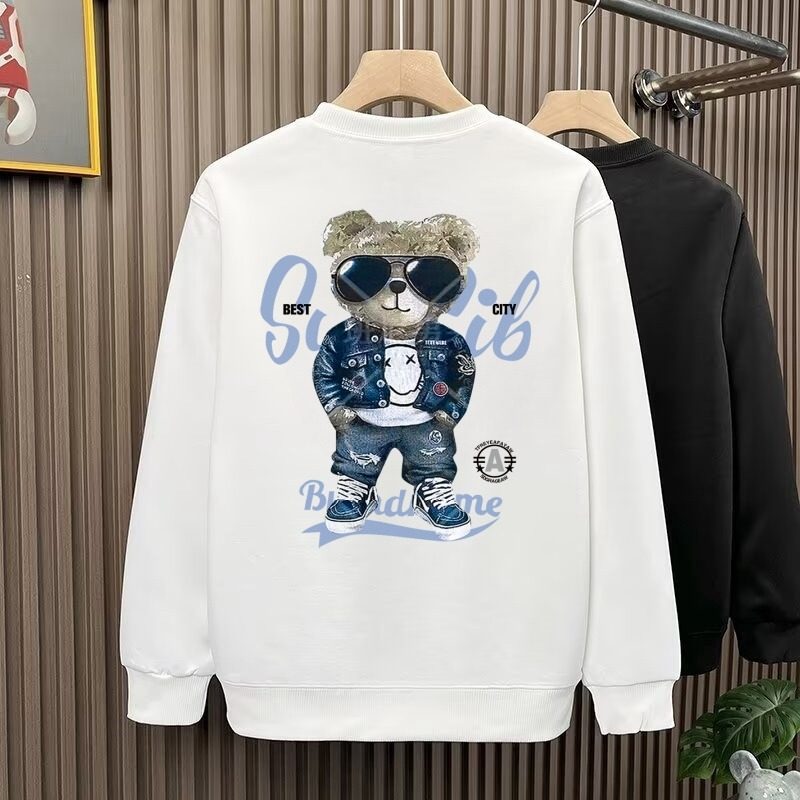 【1折专区】奥特莱斯 美式印花无帽卫衣男女秋季高街情侣宽松上衣,男装,时尚防晒服,淘宝优惠券,粉丝福利购,淘宝优惠卷