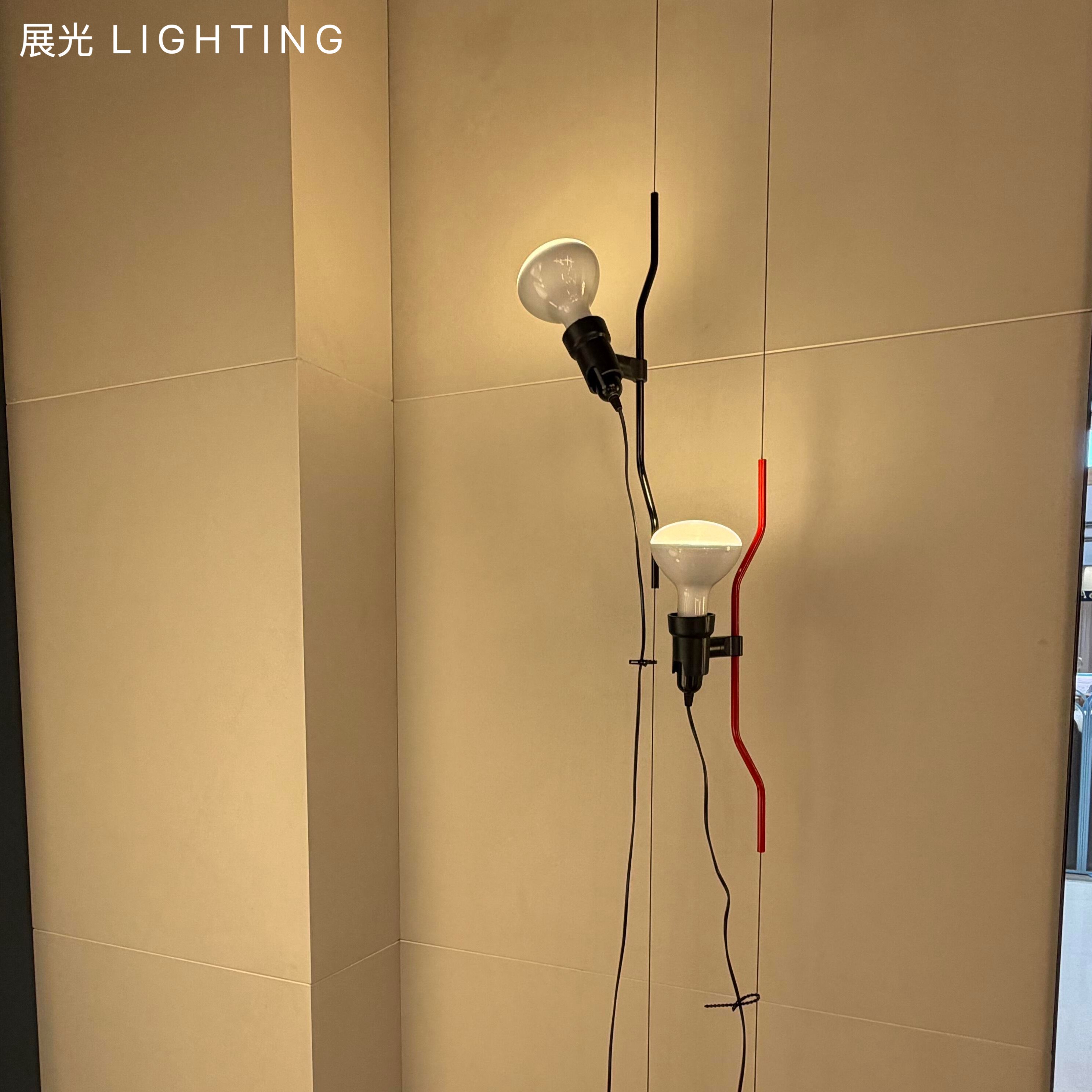 意大利Parentesi括号中古吊灯极简设计师卧室床头客厅沙发落地灯