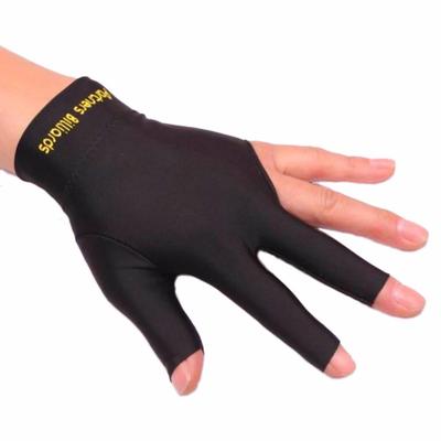 Cue Pool Shooters Open 3 Fingers Glove Billiard Gloves Snook