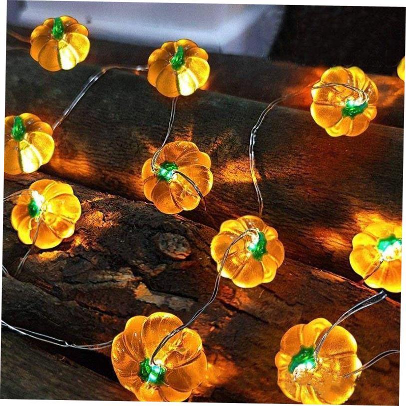 Halloween Decorations Pumpkin Bat Spider Lit String ost