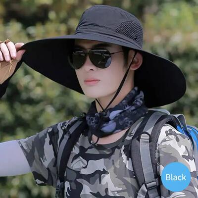 Large-Brimmed Sun Hat Summer 15cm Men