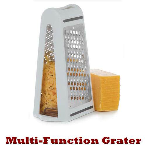 Grater for Shredding, Slicing & Measuring Slicing Shredding