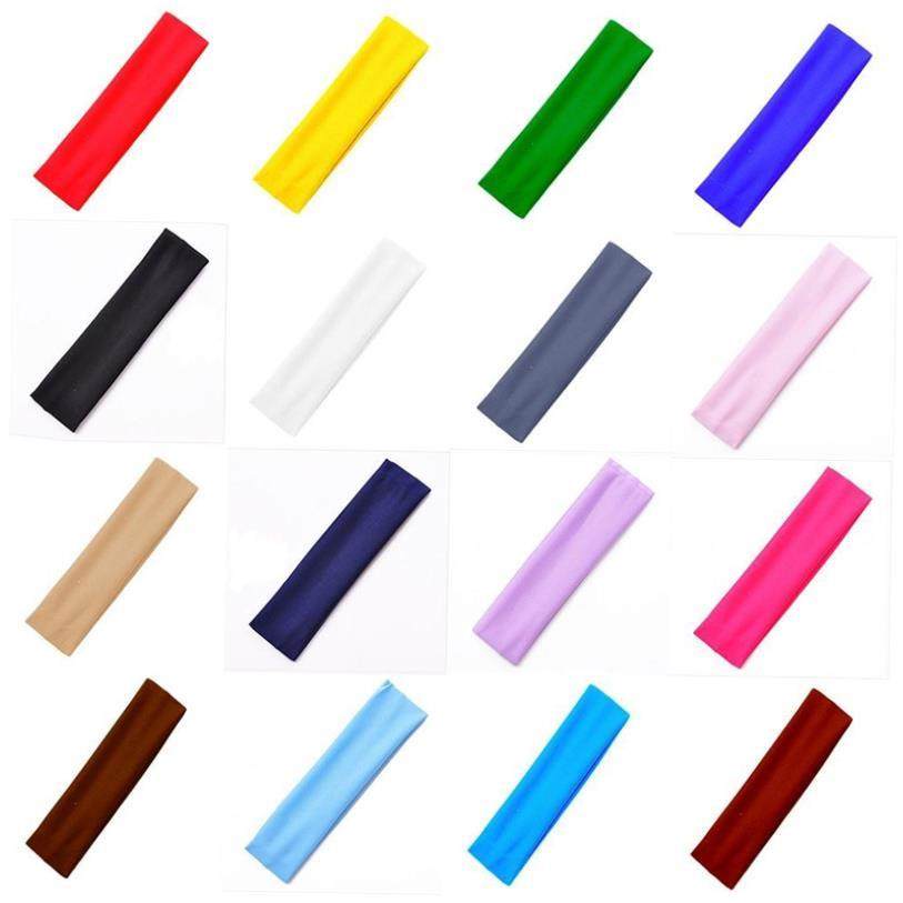 Solid Sports Headband Women Fashion Elastic Hair Bands Runni