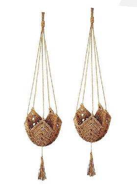 Plant Hanger, Jute Hanging Planter , Handmade Wall Hanging