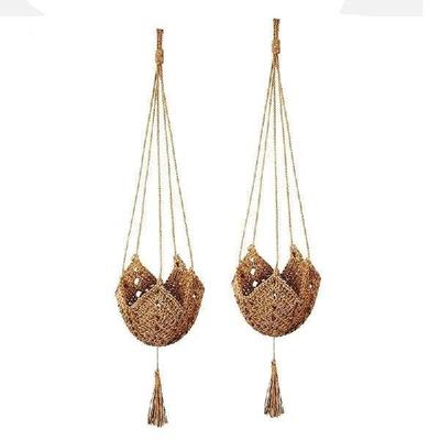 Plant Hanger, Jute Hanging Planter , Handmade Wall Hanging