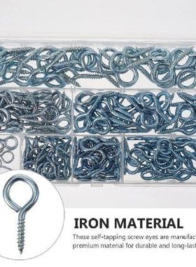 210 Pcs Sheep Eye Screw Iron Screws Accessory Eyelets Boxed
