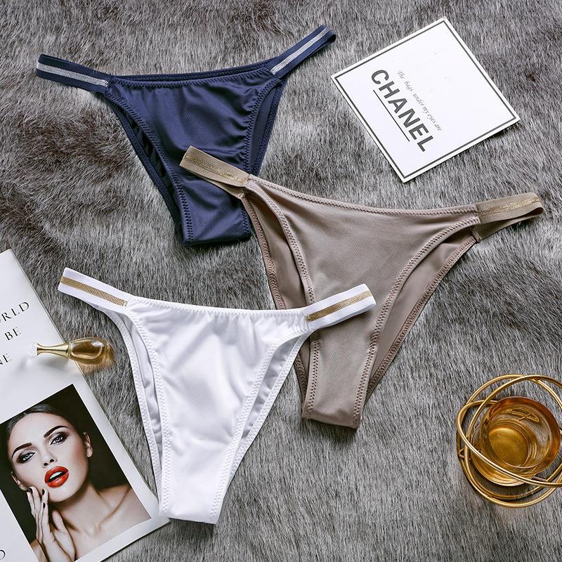Sexy Women Panties Seamless Lingerie Transparent Lace Briefs