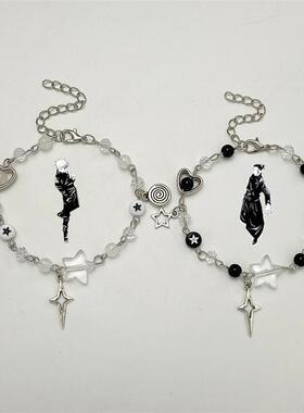 Spicy girl punk hollowed bracelet couple best friend bangle