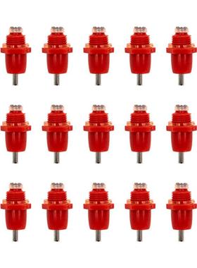 10Pcs Poultry Chicken Nipple Drinker Drinking Fountain Red S