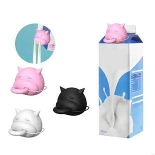 Silicone Cow Head Milk Bottle Pourer Lids for Home and