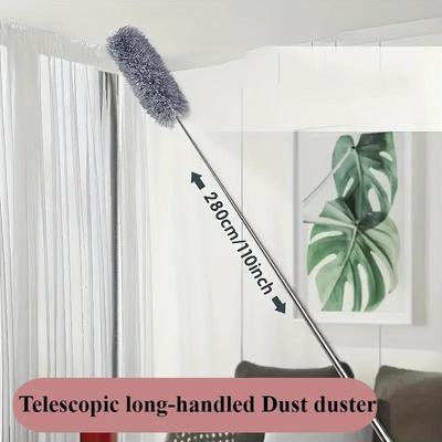 2.8M Extended Chicken Feather Duster Extendable and Curved C