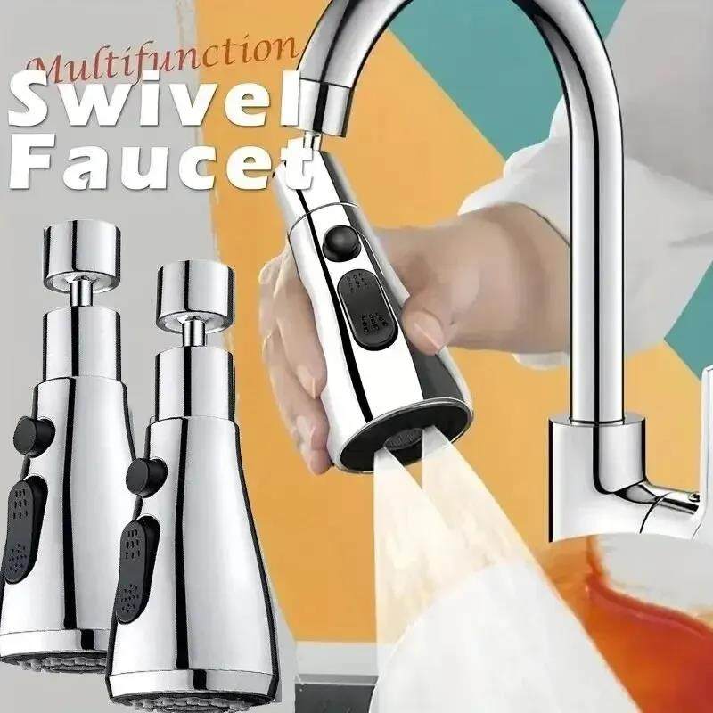 1pc Faucet Extender Boosting Splash Prevention Three Modes W