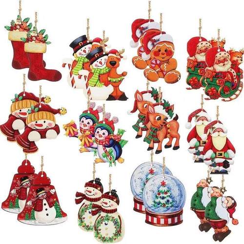 Christmas tree decoration pendant耶诞节庭院酒吧店铺派对挂饰