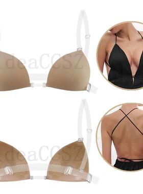 Sticky Bra for Women Backless Wedding Dress Silicone Plunge