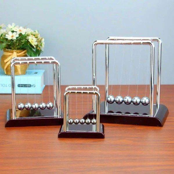 Newtons Cradle Steel Balance Ball Teaching Supplies Physics