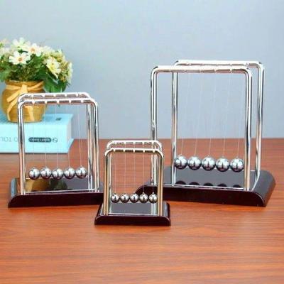 Newtons Cradle Steel Balance Ball Teaching Supplies Physics