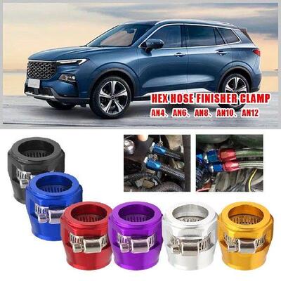 4pc AN4 AN6 AN8 AN10 AN12 Car Hose Finisher Clamp Radiator