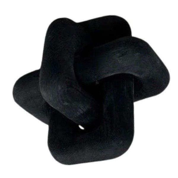 LUDA Boho Style Wooden Chain Link Ball Ornaments Hand