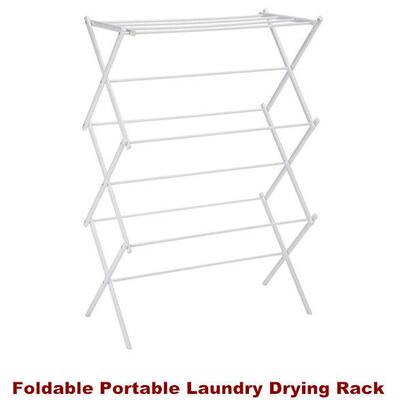 Foldable Portable Laundry Drying Rack Collapsible Clothes