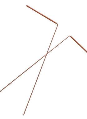 2 Pcs Stop UV Flashlight Metal Dowsing Rod Pen Copper Rods