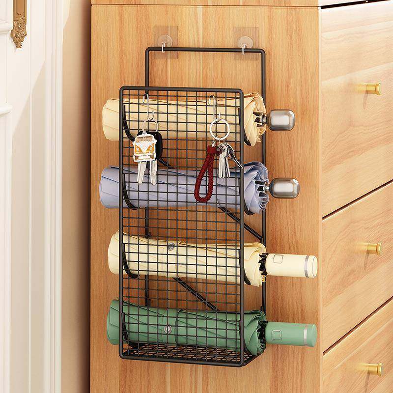 雨伞收纳架雨伞挂钩免打孔壁挂式伞架家用入户门口收纳神器雨伞架,收纳整理,书桌收纳置物架,淘宝优惠券,粉丝福利购,淘宝优惠卷
